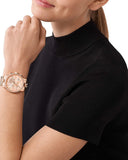 Michael Kors Ritz Chronograph Rose Gold Dial Rose Gold Steel Strap Watch For Women - MK7223 Buy Now By Michael Kors