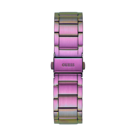 Guess Phoenix Chronograph Crystals Silver Dial Pink Steel Strap Watch For Women - GW0104L4 Buy Now By Guess