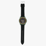 Armani Exchange Outerbanks Chronograph Black Dial Black Silicone Strap Watch For Men - AX1348 Buy Now By Armani Exchange
