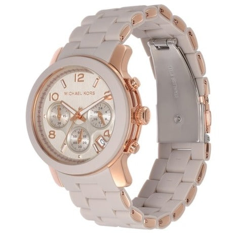 Michael Kors Runway Chronograph Grey Dial Grey Silicone Strap Watch For Women - MK7386 Buy Now By Michael Kors