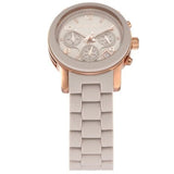 Michael Kors Runway Chronograph Grey Dial Grey Silicone Strap Watch For Women - MK7386 Buy Now By Michael Kors