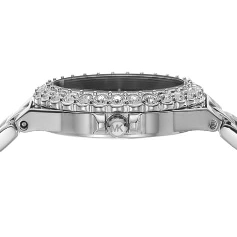 Michael Kors Lennox Three-Hand Blue Dial Silver Steel Strap Watch For Women - MK7397 Buy Now By Michael Kors