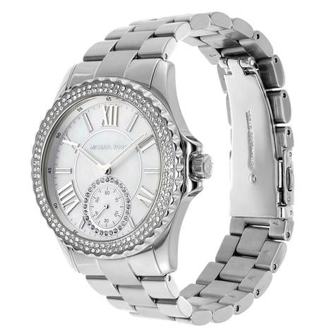 Michael Kors Everest Three hand Silver Dial Silver Steel Strap Watch For Women - MK7403 Buy Now By Michael Kors