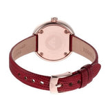 Emporio Armani Two-Hand Analog White Dial Red Leather Strap Watch For Women - AR11532 Buy Now By Emporio Armani
