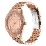 Michael Kors Harlowe Rose Gold Dial Rose Gold Steel Strap Watch For Women - MK4710 Buy Now By Michael Kors