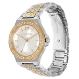 Michael Kors Lennox Three Hand Silver Dial Two Tone Steel Strap Watch For Women - MK7338 Buy Now By Michael Kors