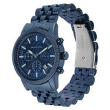 Michael Kors Hutton Chronograph Blue Dial Blue Steel Strap Watch For Men - MK9088 Buy Now By Michael Kors