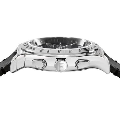 Salvatore Ferragamo 1927 Chrono Analog Black Dial Black Leather Strap Watch for Men - SFKZ00123 Buy Now By Salvatore Ferragamo