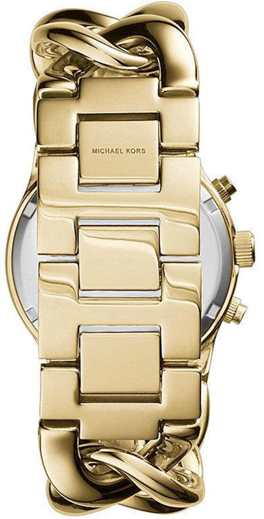 Michael Kors Nini Three Hand Gold Dial Gold Steel Strap Watch For Women - MK3235 Buy Now By Michael Kors