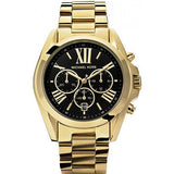 Michael Kors Bradshaw Black Dial Gold Steel Strap Watch for Women - MK5739 Buy Now By Michael Kors