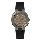 Versace V Extreme Chronograph Brown Tone Dial Black Rubber Strap Watch for Men - VCN030017 Buy Now By Versace