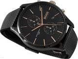 Hugo Boss Associate Black Dial Black Mesh Bracelet Watch for Men - 1513811 Buy Now By Hugo Boss
