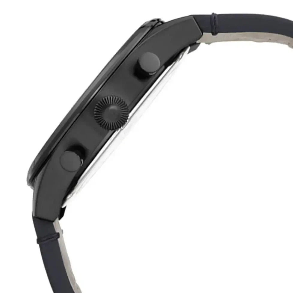 Hugo Boss Pioneer Quartz Blue Dial Blue Leather Strap Watch For Men - 1513711 Buy Now By Hugo Boss