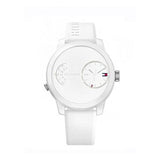 Tommy Hilfiger Denim White Dial White Rubber Strap Watch for Men - 1791558 Buy Now By Tommy Hilfiger