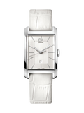 Calvin Klein Window White Dial White Leather Strap Watch for Women - K2M23120 Buy Now By Calvin Klein