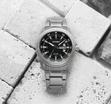 Citizen Eco Drive Urban Black Dial Silver Stainless Steel Watch For Men - AW0020-59EB Buy Now By Citizen