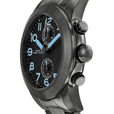 Marc Jacobs Larry Chronograph Black Dial Gunmetal Grey Steel Strap Watch for Men - MBM5031 Buy Now By Marc Jacobs