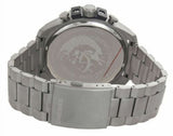 Diesel Mega Chief Chronograph Silver Dial Silver Steel Strap Watch For Men - DZ4501 Buy Now By Diesel