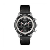 Hugo Boss Chronograph Black Dial Black Leather Strap Watch for Men - 1513864 Buy Now By Hugo Boss