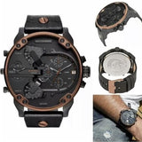 Diesel Mr Daddy 2.0 Chronograph Black Dial Black Steel Strap Watch For Men - DZ7400 Buy Now By Diesel