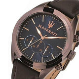 Maserati Traguardo Chronograph Blue Dial Brown Leather Strap Watch For Men - R8871612008 Buy Now By Maserati