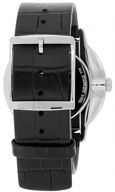 Calvin Klein Accent Black Dial Black Leather Strap Watch for Women - K2Y231C3 Buy Now By Calvin Klein