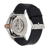 Fossil Modern Machine Automatic Skeleton Dial Black Leather Strap Watch for Men - ME3082 Buy Now By Fossil