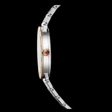 Bvlgari Lady Quartz Diamonds Grey Dial Two Tone Steel Strap Watch for Women - BVLGARI103067 Buy Now By Bvlgari