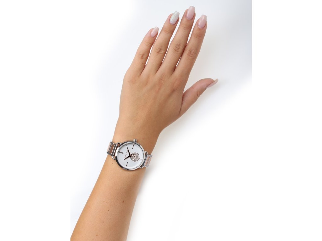 Michael Kors Portia Quartz Silver Dial Two Tone Steel Strap Watch For Women - MK3709 Buy Now By Michael Kors