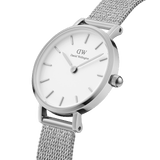 Daniel Wellington Petite Sterling White Dial Silver Mesh Bracelet Watch For Women - DW00100220 Buy Now By Daniel Wellington