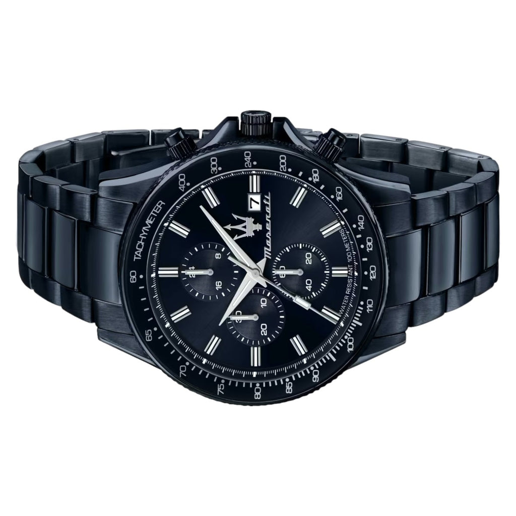 Maserati SFIDA Chronograph Blue Dial Blue Steel Strap Watch For Men - R8873640023 Buy Now By Maserati