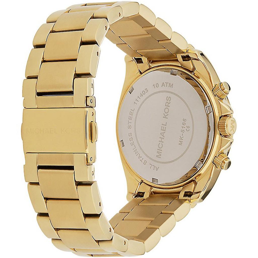 Michael Kors Runway Gold Dial Gold Steel Strap Watch for Women - MK5166 Buy Now By Michael Kors