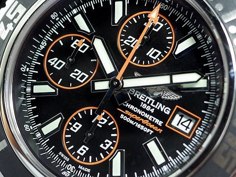 Breitling Superocean Chronograph II Black Dial 44mm Automatic Mens Watch - A1334102/BA85 Buy Now By Breitling