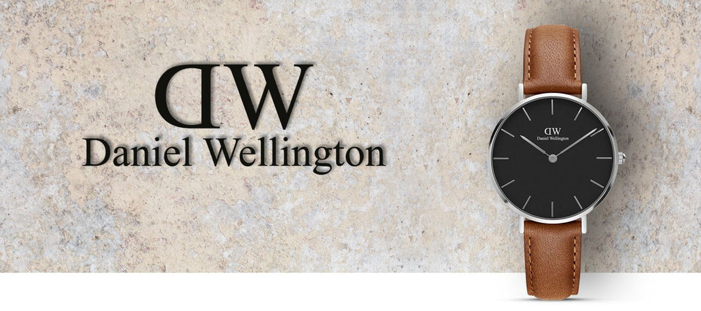 Daniel Wellington Petite Sterling Black Dial Brown Leather Strap Watch For Women - DW00100178 Buy Now By Daniel Wellington