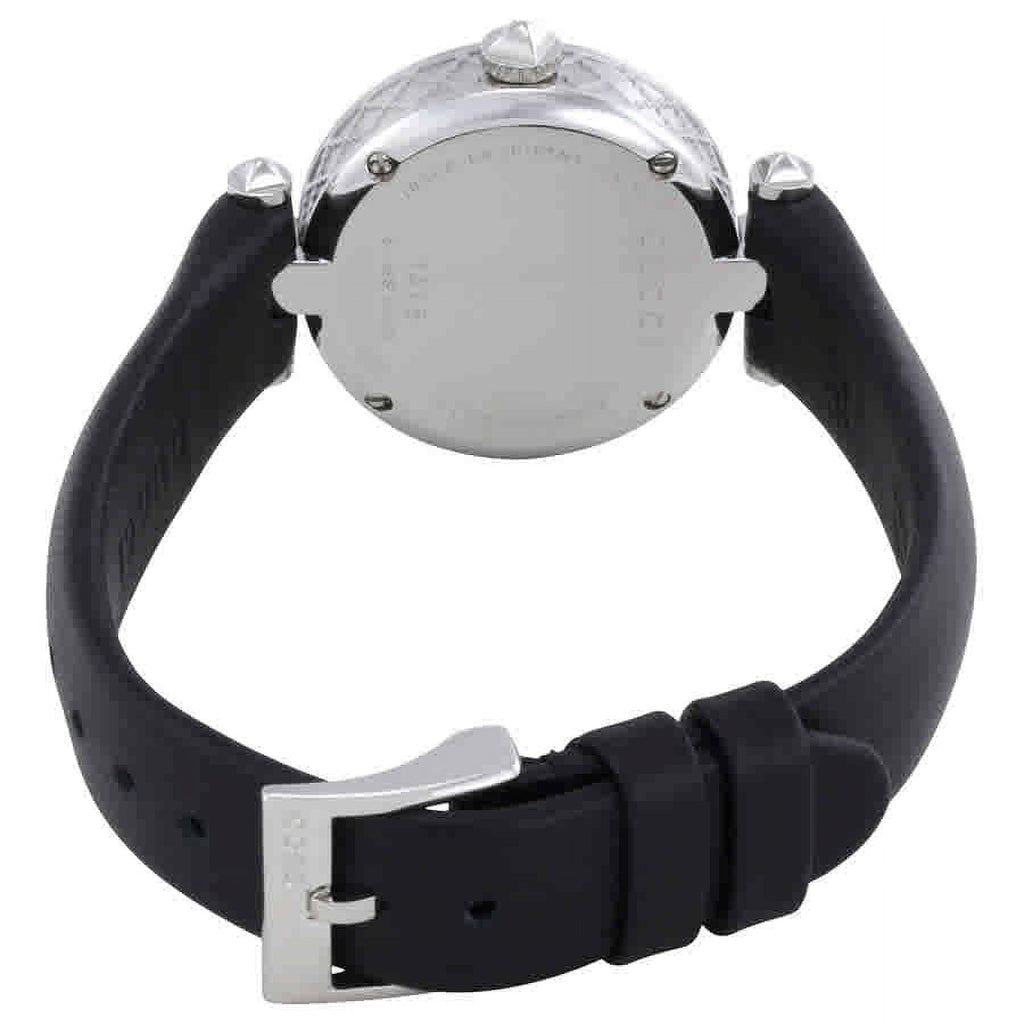 Gucci Diamantissima Quartz Diamonds Black Dial Black Leather Strap Watch for Women - YA141506 Buy Now By Gucci
