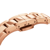 Daniel Wellington Iconic Link White Dial Rose Gold Steel Strap Watch For Women - DW00100211 Buy Now By Daniel Wellington