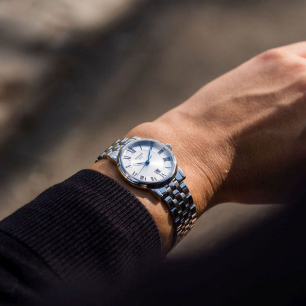 Tissot Carson Premium Lady Silver Dial Silver Steel Strap Watch For Women - T122.210.11.033.00 Buy Now By Tissot