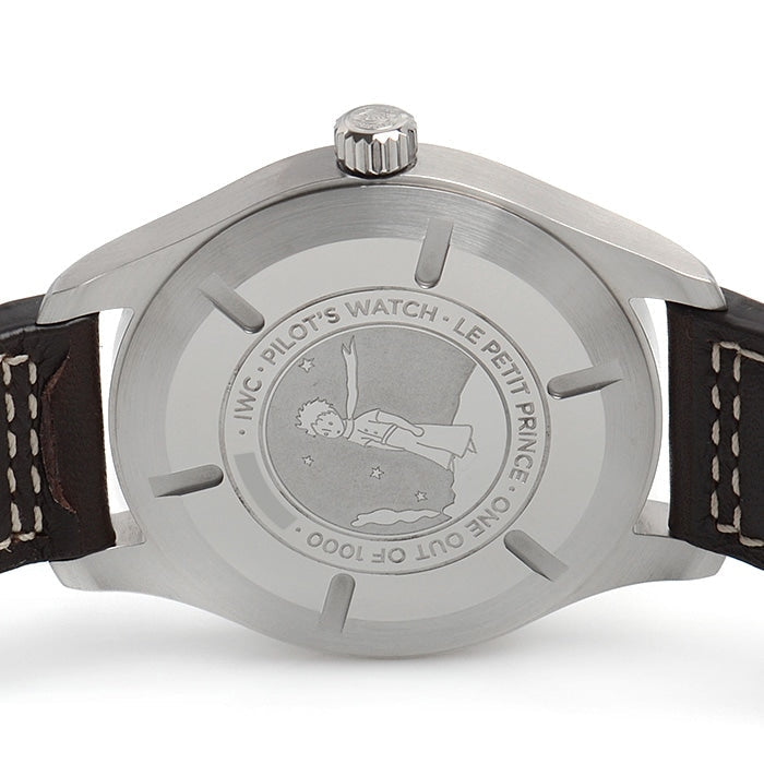 IWC Pilots Watch Mark XVII Edition Le Petit Prince Blue Dial Brown Leather Strap Watch for Men - IW326506 Buy Now By IWC