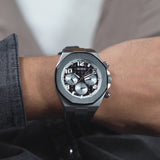 Guess Empire Chronograph Black Dial Black Silicon Strap Watch For Men - GW0583G1 Buy Now By Guess