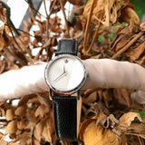 Movado Museum Quartz Silver Dial Black Leather Strap Watch For Men - 2100001 Buy Now By Movado