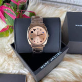 Marc Jacobs Mandy Rose Gold Dial Rose Gold Steel Strap Watch for Women - MJ3550 Buy Now By Marc Jacobs