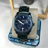 Fossil Machine Blue Dial Blue Steel Strap Watch for Men - FS5231 Buy Now By Fossil