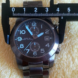 Marc Jacobs Larry Chronograph Black Dial Gunmetal Grey Steel Strap Watch for Men - MBM5031 Buy Now By Marc Jacobs