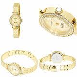 Coach Dress Crystals Gold Dial Gold Steel Strap Watch For Women - 14502202 Buy Now By Coach