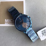 Michael Kors Portia Blue Dial Blue Stainless Steel Strap Watch for Women - MK3680 Buy Now By Michael Kors
