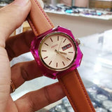 Fossil Candy White Dial Brown Leather Strap Watch for Women - ES3537 Buy Now By Fossil