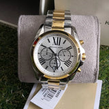 Michael Kors Bradshaw Chronograph Silver Dial Two Tone Steel Strap Watch For Women - MK5855 Buy Now By Michael Kors