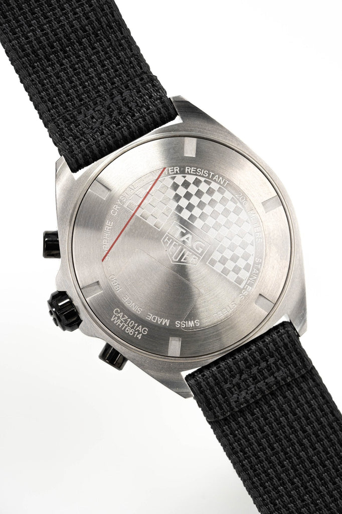 Tag Heuer Formula 1 Chronograph Grey Dial Black Nylon Strap Watch for Men - CAZ101AG.FC8304 Buy Now By Tag Heuer