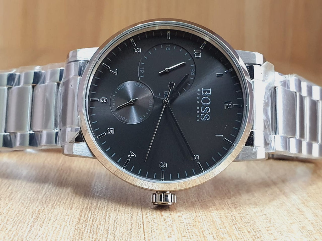 Hugo Boss Oxygen Grey Dial Silver Steel Strap Watch for Men - 1513596 Buy Now By Hugo Boss