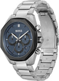 Hugo Boss Cloud Chronograph Blue Dial Silver Steel Strap Watch For Men - 1514015 Buy Now By Hugo Boss
